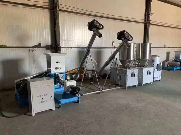 300-350kg per hour fish feed production line